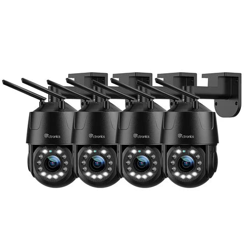 【30倍光学ズーム・PC対応 】Ctronics 防犯カメラ 屋外 5GWi-Fi 5MP AI検知 自動追尾 パトロール機能 550C