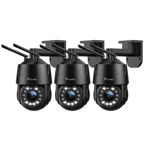 【30倍光学ズーム・PC対応 】Ctronics 防犯カメラ 屋外 5GWi-Fi 5MP AI検知 自動追尾 パトロール機能 550C