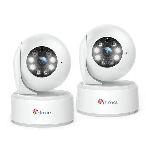 【上下120°まで・パソコン対応 】 Ctronics 室内カメラ 4MP 5GHzWi-Fi 自動追尾 ペット見守りカメラ 2.5K  710c