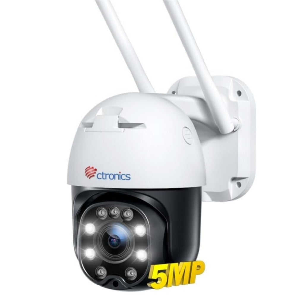 Ctronics 防犯カメラ 屋外 5MP 5GWi-Fi 自動追尾　AI検知 音光警報 夜間カラー撮影 285C