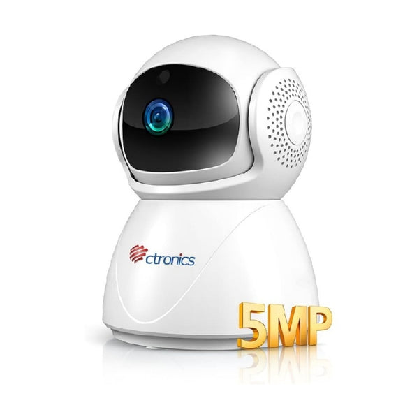 【スマホ・PC対応】Ctronics 5MP ペットカメラ 自動追尾 ベビーモニター 570c