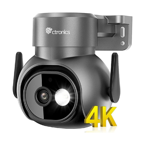 【4K・車両検知・5GWi-Fi対応】Ctronics 防犯カメラ 屋外 800万画素 690C-4KS