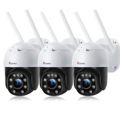 Ctronics 防犯カメラ 屋外 5MP 5GWi-Fi 自動追尾　AI検知 音光警報 夜間カラー撮影 285C