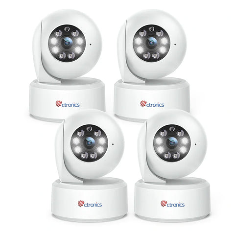 【上下120°まで・パソコン対応 】 Ctronics 室内カメラ 4MP 5GHzWi-Fi 自動追尾 ペット見守りカメラ 2.5K  710c
