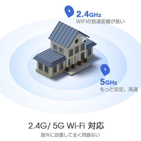 Ctronics 防犯カメラ 屋外 5MP 5GWi-Fi 自動追尾　AI検知 音光警報 夜間カラー撮影 285C