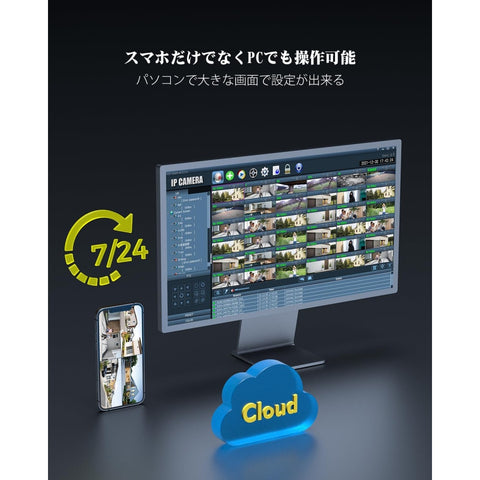 【 自動追跡・64GB SDカード内蔵 】Ctronics 防犯カメラ 屋外 4K AI追跡機能 5GWi-Fi 人/ペット/車両検知 530C 4KB