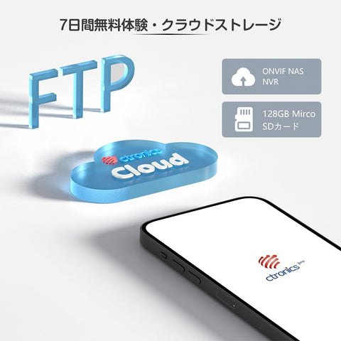 「 2.5K 自動追跡・SDカード内蔵 」 Ctronics 防犯カメラ ワイヤレス 屋外 400万画素 5GWiFi AI検知 自動追尾 530C