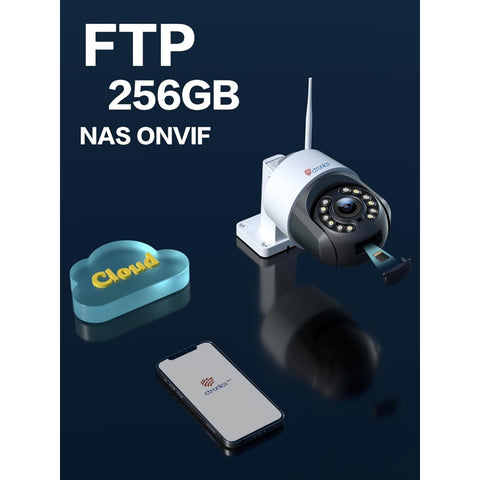 【4K・16光学ズーム】Ctronics 防犯カメラ 屋外 800万画素 5GWi-Fi AI検知 人/ペット/車両検知 640c-z16