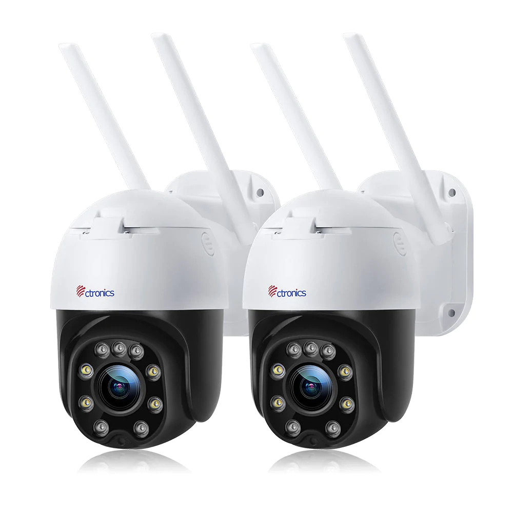 Ctronics 防犯カメラ 屋外 500万画素 ワイヤレス 監視カメラ wifi 屋外 夜間カラー撮影 自動追尾 ヒューマン検知 Ctronics 防犯カメラ 屋外 500万画素 ワイヤレス 監視カメラ wifi 屋外 夜間カラー撮影 自動追尾 ヒューマン検知